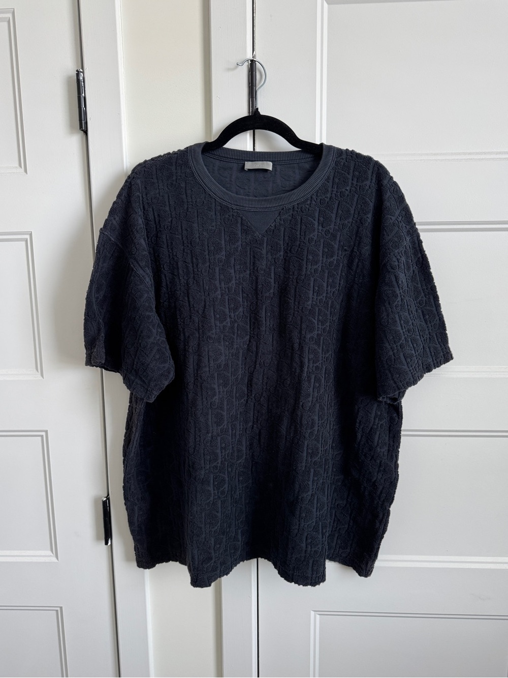 Dior Oblique Jacquard Oversized Relaxed Fit SS21 Men’s T-Shirt | Made in Italy